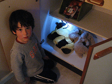 cupboard hideout